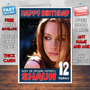 Personalised Lacey Chabert 1 INSPIRED THEME Celebrity Birthday Card (SA)
