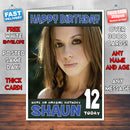 Personalised Lacey Chabert 2 INSPIRED THEME Celebrity Birthday Card (SA)