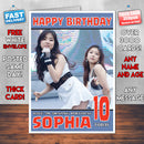 Personalised Ladies Code 2 Celebrity Inspired Style Birthday Card (SA)