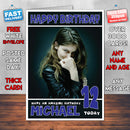 Personalised Laetitia Casta 2 INSPIRED THEME Celebrity Birthday Card (SA)