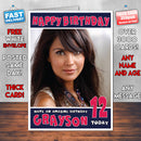 Personalised Lara Dutta 1 Bollywood Inspired Style Birthday Card (SA)