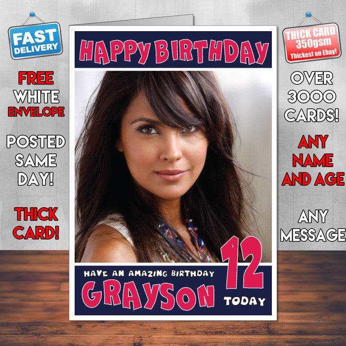 Personalised Lara Dutta 1 Bollywood Inspired Style Birthday Card (SA)