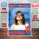 Personalised Lauren Mayberry 2 Celebrity Inspired Style Birthday Card (SA)