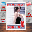 Personalised Leah Dizon 1 Celebrity Inspired Style Birthday Card (SA)