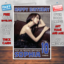 Personalised Lee Jung Hyun 1 Celebrity Inspired Style Birthday Card (SA)