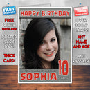 Personalised Lena Meyer 1 Celebrity Inspired Style Birthday Card (SA)