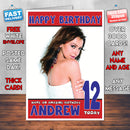 Personalised Lezgi Hadise Celebrity Inspired Style Birthday Card (SA)