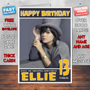 Personalised Lily Allen 1 Celebrity Inspired Style Birthday Card (SA)