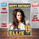 Personalised Lily Allen 2 Celebrity Inspired Style Birthday Card (SA)