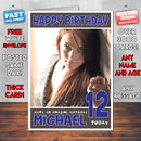 Personalised Lindsay Lohan 4 INSPIRED THEME Celebrity Birthday Card (SA)