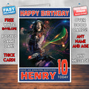 Personalised Lindsey Stirling 3 Celebrity Inspired Style Birthday Card (SA)