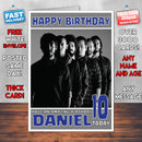 Personalised Linkin Park 1 INSPIRED THEME Music Birthday Card (SA)