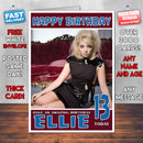 Personalised Little Boots 1 Celebrity Inspired Style Birthday Card (SA)