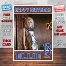 Personalised Little Boots 2 Celebrity Inspired Style Birthday Card (SA)