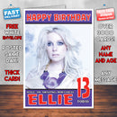 Personalised Little Boots 3 Celebrity Inspired Style Birthday Card (SA)