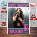 Personalised Lorde 2 Celebrity Inspired Style Birthday Card (SA)