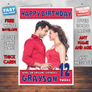 Personalised Love Shagun Bollywood Inspired Style Birthday Card (SA)