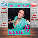 Personalised Luca Hanni Celebrity Inspired Style Birthday Card (SA)