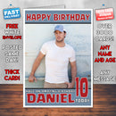 Personalised Luke Bryan 2 INSPIRED THEME Music Birthday Card (SA)