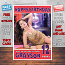 Personalised Luv U Alia 2 Bollywood Inspired Style Birthday Card (SA)