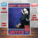 Personalised MARILYN MANSON 2 Celebrity Inspired Style Birthday Card (SA)