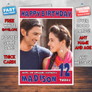 Personalised M S Dhoni Bollywood Inspired Style Birthday Card (SA)