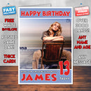 Personalised Maddona 3 Celebrity Inspired Style Birthday Card (SA)