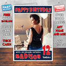 Personalised Madhuri Dixit 2 Bollywood Inspired Style Birthday Card (SA)