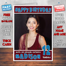 Personalised Mahira Khan 2 Bollywood Inspired Style Birthday Card (SA)