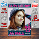 Personalised Maksim 1 Celebrity Inspired Style Birthday Card (SA)