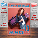 Personalised Maksim 2 Celebrity Inspired Style Birthday Card (SA)