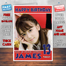 Personalised Manami OKU 1 Celebrity Inspired Style Birthday Card (SA)