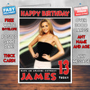 Personalised Mandy Capristo 1 Celebrity Inspired Style Birthday Card (SA)