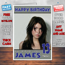 Personalised Mandy Moore 1 Celebrity Inspired Style Birthday Card (SA)
