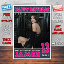 Personalised Mandy Moore 3 Celebrity Inspired Style Birthday Card (SA)