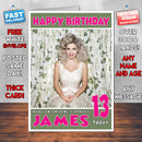 Personalised Marina And The Diamonds 1 Celebrity Inspired Style Birthday Card (SA)
