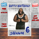 Personalised Mark Henry WWE Inspired Style Birthday Card (SA)