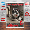 Personalised Mary And Max Style Inspired Cartoon Birthday Card (SA)