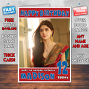 Personalised Mawra Hocane Bollywood Inspired Style Birthday Card (SA)