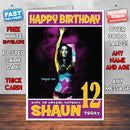 Personalised Megan Fox 11 INSPIRED THEME Celebrity Birthday Card (SA)