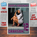 Personalised Melanie Fiona Celebrity Inspired Style Birthday Card (SA)