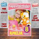 Personalised Melody And Friends 4 Style Theme Personalised Kidshows Birthday Card (SA)