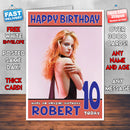 Personalised Mena Suvari 4 INSPIRED THEME Celebrity Birthday Card (SA)