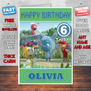 Personalised Messy Goes To Okido 2 Style Theme Personalised Kidshows Birthday Card (SA)