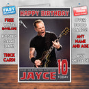 Personalised Metallica Band 2 Celebrity Birthday Card (SA
