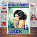 Personalised Mila Kunis 3 INSPIRED THEME Celebrity Birthday Card (SA)