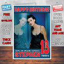 Personalised Milla Jovovich 4 INSPIRED THEME Celebrity Birthday Card (SA)