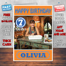 Personalised Minibeast Adventure With Jess 1 Style Theme Personalised Kidshows Birthday Card (SA)