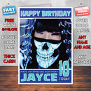 Personalised Minzy Kpop Celebrity Inspired Style Birthday Card (SA)