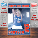 Personalised Miranda Lambert 1 Celebrity Inspired Style Birthday Card (SA)